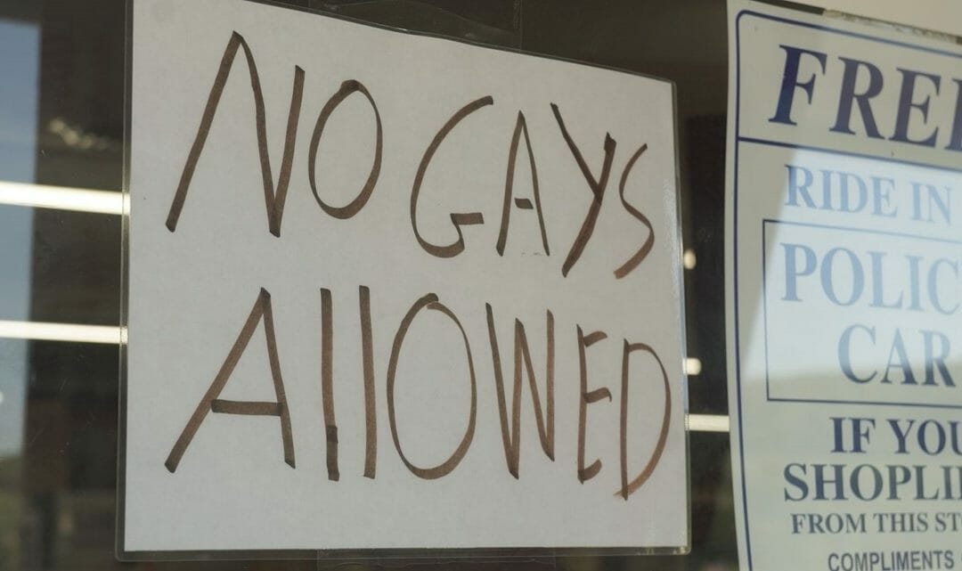 No discrimination allowed